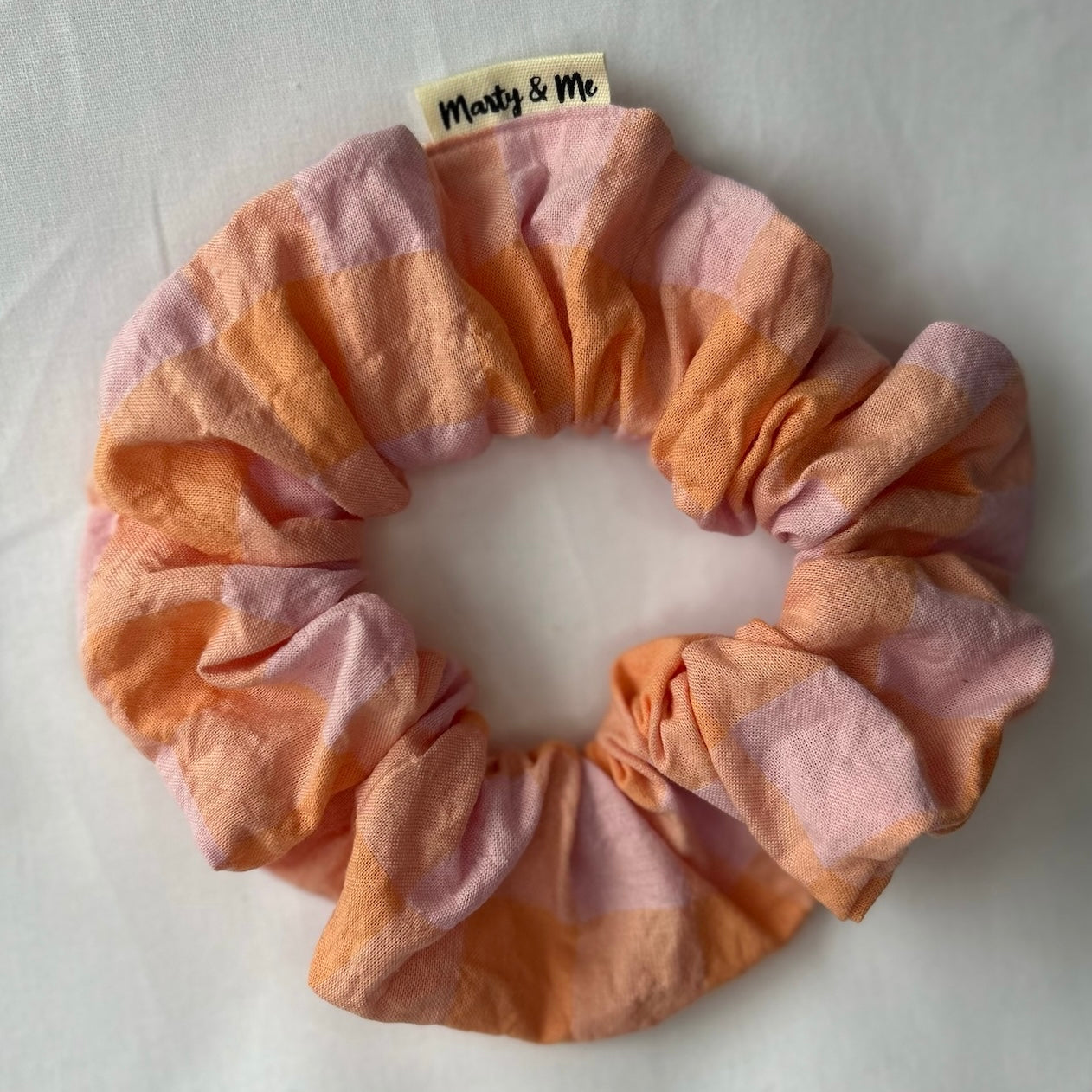 Seersucker Gingham Scrunchies Assorted Colours