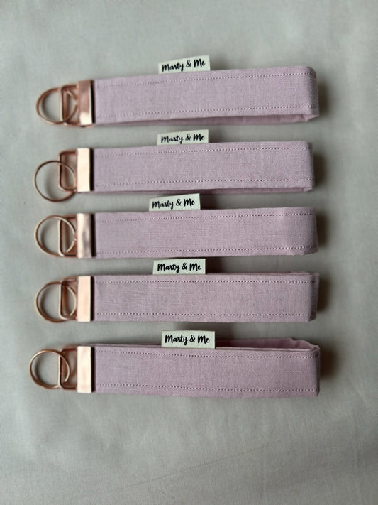 'PINK' Fabric Key Chain
